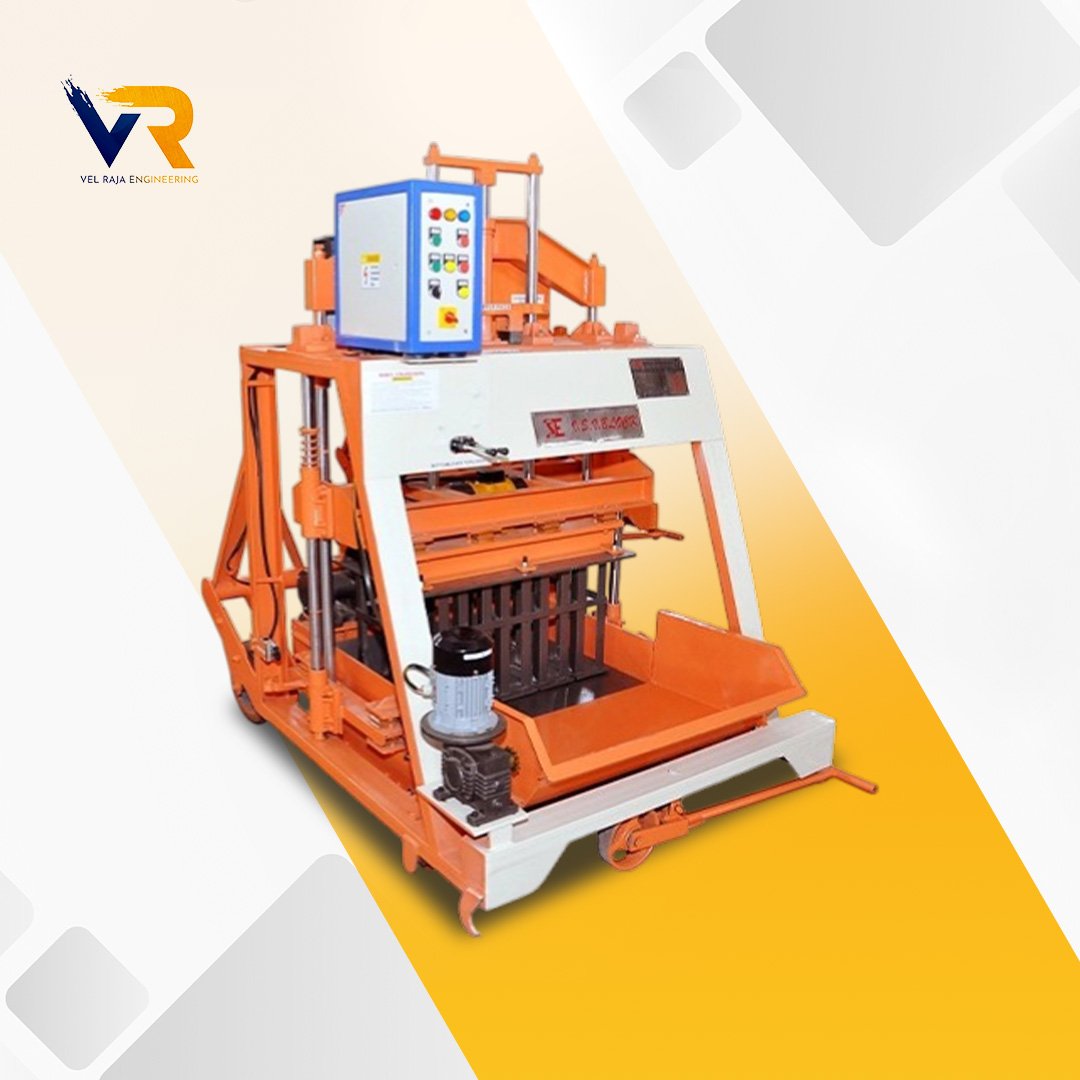 Pressing Type Concrete Block Making Machine Triple Vibrator